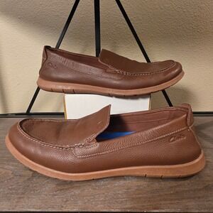 Clarks‎ Collection Mens Loafers Leather Slip On Casual Comfort Driving Shoes
